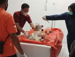 Unit Inafis Satreskrim Polres Lampung Utara Evakuasi Jasad ke RS Ryacudu