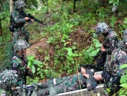 Tingkatkan Kemampuan,Prajurit Yonif 9 Marinir Laksanakan Latihan