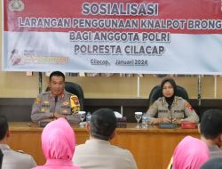 Polresta Cilacap Sosialisasi Larangan Penggunaan Knalpot Brong Kepada Personilnya