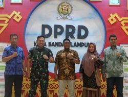 Dandim 0410/KBL Kunjungi DPRD Kota Bandar Lampung,Perkokoh Sinergitas