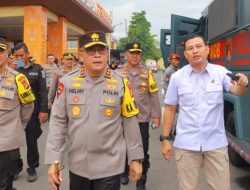 Kapolda Lampung Periksa Seluruh Kendaraan Taktis Guna Pengamanan Pemilu
