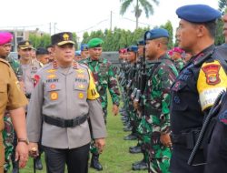 TNI-Polri Gelar Apel,Pastikan Kesiapan Pemilu 2024 dan Siaga Bencana