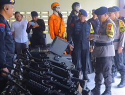 Hadapi Ancaman Masa Pemilu,Polda Lampung Andalkan Brimob