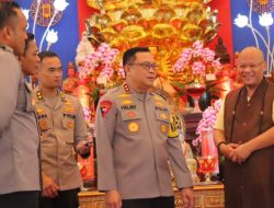 Prosesi Malam Imlek Dapat Perhatian Penuh Kapolda Lampung