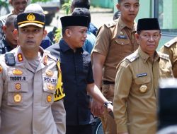 Forkopimda Lampung Utara Tinjau Langsung Logistik Pemilu di PPK