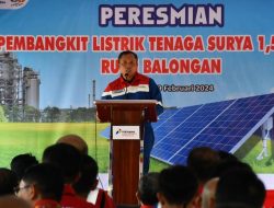 PT KPI RU VI Resmikan PLTS Berkapasitas 1,51 MWp