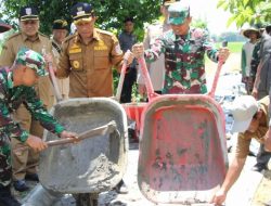 Dandim 0703/Cilacap dan Pj Bupati Buka TMMD Sengkuyung