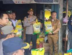 Kapolres Lampung Utara Bersama Forkopimda Blusukan di Pasar