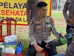 Biddokkes Polda Lampung Buka Posko Kesehatan bagi Korban Banjir