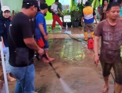 Dampak Banjir di wilayah Bandar Lampung,sampah Masuk Rumah Warga