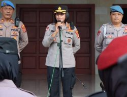 Polres Pesawaran Amankan Rapat Pleno Terbuka Tingkat Kabupaten