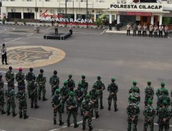 Apel Konsolidasi,Tanda Berakhir Tugas Pengamanan TPS di Wilayah Cilacap