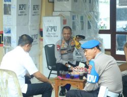 Kapolres TBB Cek Pengamanan Pleno Terbuka di PPK Kecamatan TBT