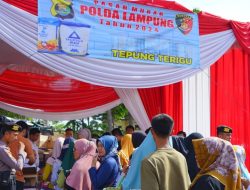Pasar Murah Polda Lampung Diserbu Warga