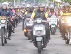 Kapolres Lamsel Pimpin Safari Kamtibmas Safety Ridding