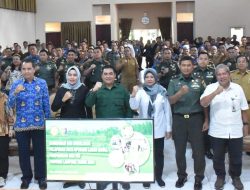 Bersama Tenaga Ahli Kementan RI, Danrem 043/Gatam Ikuti Rakor Dan Sosialisasi Pelaporan Data Optimasi Lahan Rawa