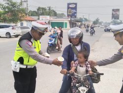 Satlantas Polres Tulang Bawang Barat Gelar Polri Peduli di Bulan Ramadhan