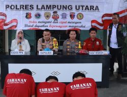 6 dari 10 Pemerkosa Anak Dibawah Umur Dibekuk Polres Lampung Utara