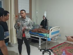 Polri Peduli,Kapolres Lampung Utara Jenguk Korban Curas