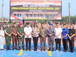 Polres Pesawaran Gelar Pasukan Operasi Ketupat Krakatau 2024