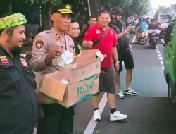 WN88 Sub Unit 02 Bogor dan Kapolsek Bogor Timur Bagi Takjil Juga Santunan Anak Yatim Piatu