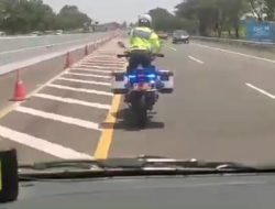 Heroik,Anggota Satlantas Polres Indramayu Kawal Pemudik Korban Kecelakaan di Tol Cipali
