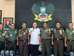 Bupati Pesawaran Silaturahmi ke Makorem 043/Gatam,Kolaborasi Bangun Negeri