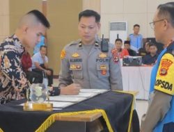 Kapolda Lampung Saksikan Pakta Integritas dan Pembacaan Sumpah Penerimaan Polri 2024