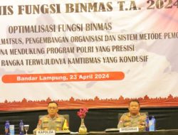 Kapolda Lampung : Tugas Kepolisian Diawali Oleh Fungsi Binmas