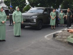 Kunjungi Korem 042/Gatam,Pangdam II/Swj Disambut Danrem