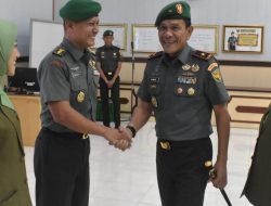 Penyerahan Jabatan Kasiren dan Penerimaan Warga Baru Dipimpin Danrem 043/Gatam