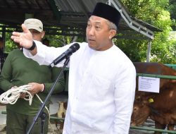 Akmil Kurbankan 56 Hewan Kambing dan 6 Sapi Untuk Warga Sekitar