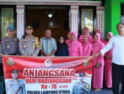 Polres Lampung Utara Anjangsana ke Purnawirawan Polri