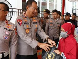 Songsong HUT Bhayangkara ke-78, Akpol 1992 Pratisara Wirya Gelar Bakti Kesehatan di Kalsel