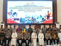 Doa Lintas Agama Sambut Hari Bhayangkara ke-78,Kasrem 043/Gatam Hadir di Polda Lampung