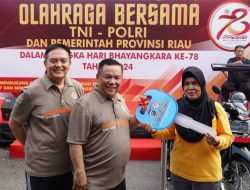 Polda Riau gelar Olahraga bersama TNI-Polri dan Pemerintah Provinsi Riau