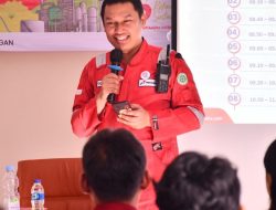 Goes To Campus,RU VI Balongan Kenalkan Alat Pemadam Kilang ke Mahasiswa ITPB