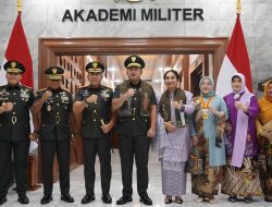 Kedatangan Kasad di Akmil Disambut Mayjen TNI R Sidharta Wisnu Graha
