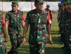 Danrem 043/Gatam Cek Kesiapan Pengamanan Kunker Presiden RI di Lampung