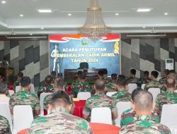 Kakordos Akmil Resmi Tutup Pembekalan Tenaga Pendidik Akmil