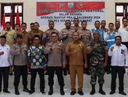 Polres SBB Gelar Rakor Lintas Sektoral Jelang Pilkada 2024