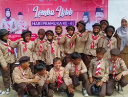 Meriahkan HUT Pramuka ke-63, UPTD SDN 2 Mekargading Ikut Lomba LKBB