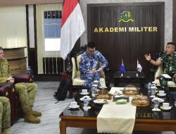 Gubernur Akmil Terima Tim Advance Menhan Australia
