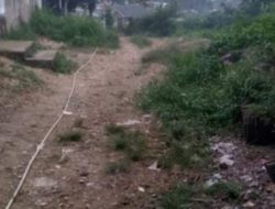 Warga Kelurahan Kelapa Tiga Berharap Jalan Gang Famili Atas Diaspal