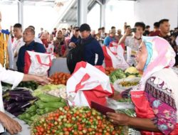 Presiden Joko Widodo Resmikan Pasar Pasir Gintung Lampung