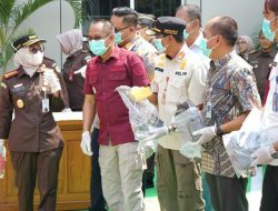 Kejaksaan Negeri Kota Pekalongan Musnahkan Barang Bukti
