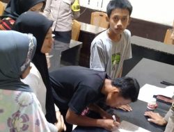 Panggil Orang Tua,Polres Lampung Utara Beri Pembinaan Kepada Remaja yang Diamankan Saat Akan Tauran