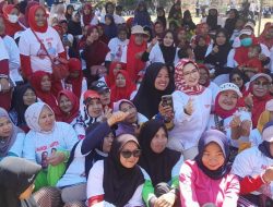 Jalan Sehat dan Senam Cakep di Pesawaran Diikuti Ribuan Peserta