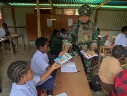 Satgas Yonif 323 Bantu Kembangkan Pendidikan Anak Papua