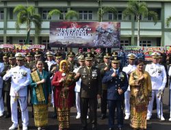 Peringati HUT ke-79,TNI di Wilayah Provinsi Lampung Gelar Upacara